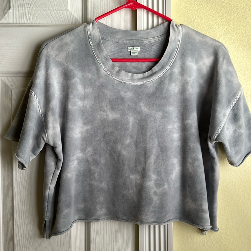 Smoky Grey Aerie Crop Top